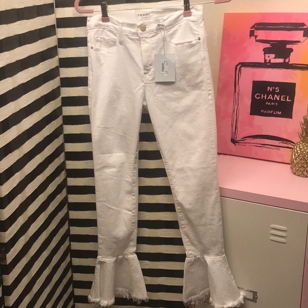BNWT Frame Skinny Ankle Flare Jeans